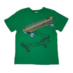 Hanna Andersson Skateboard Graphic Tee Shirt 8 (130)